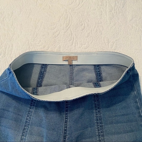 Wonderly Flare Fray Hem Pull On Jeans - L - Picture 5 of 11